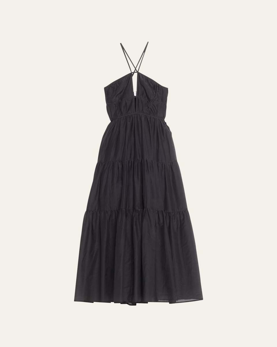 Seraphina Tiered Halter Maxi Dress