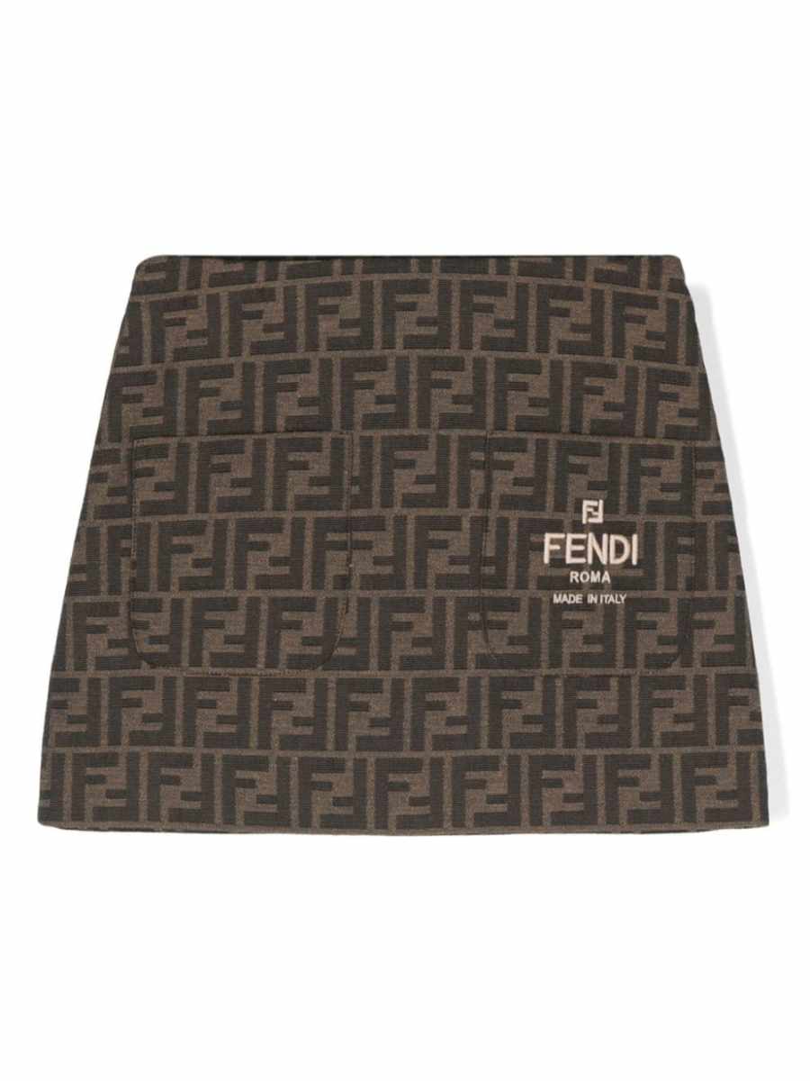 FF jacquard skirt