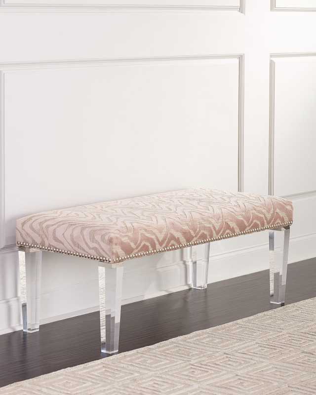 Pantone Bench with Acrylic Legs