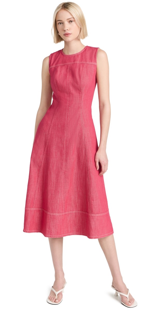 Shoshanna Cora Dress Strawberry