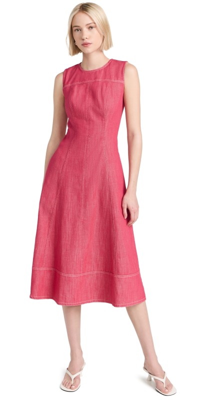 Shoshanna Cora Dress Strawberry