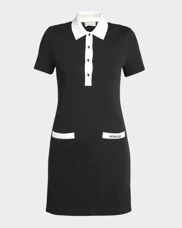 Two-Tone Mini Shirtdress