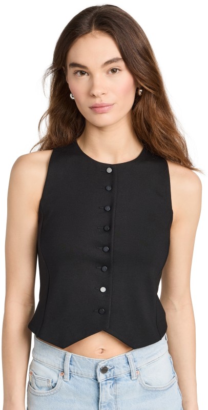 Wyeth Gretta Ponti Vest Black