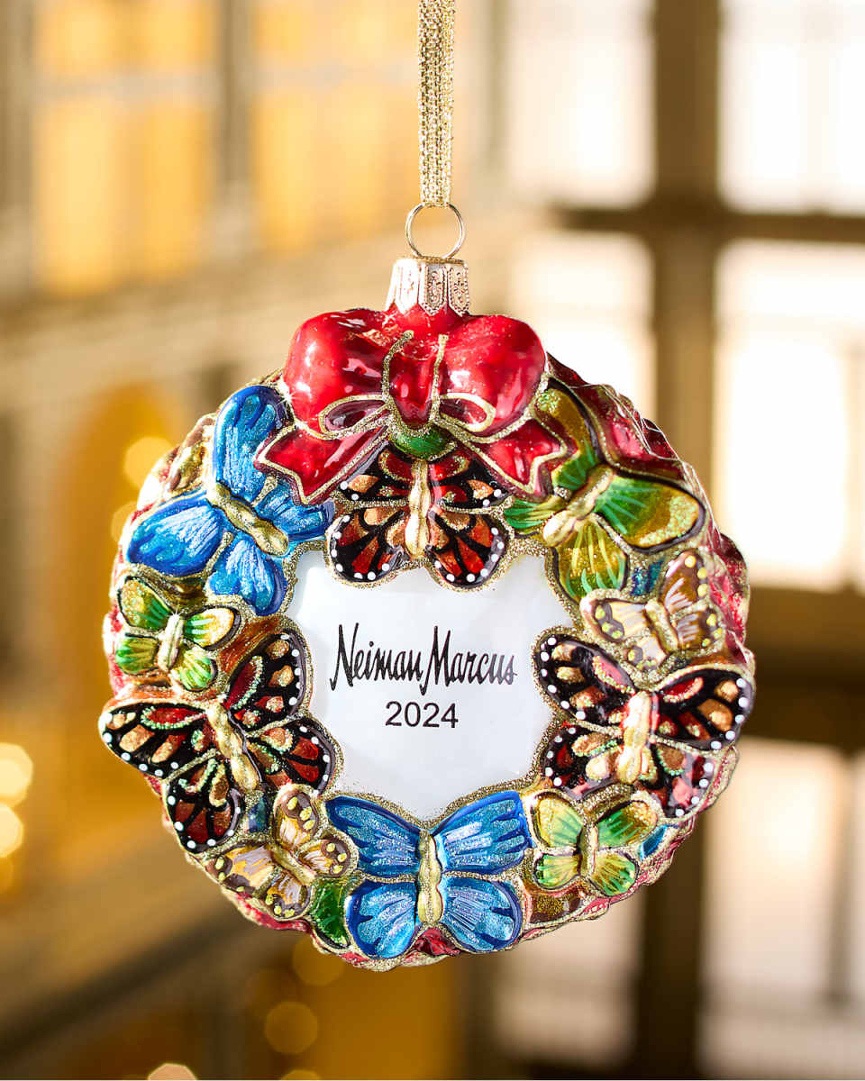 Neiman Marcus 2024 Butterfly Wreath Ornament