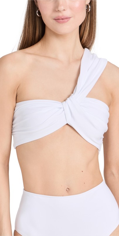 A. L.C. Athena Bikini Top White