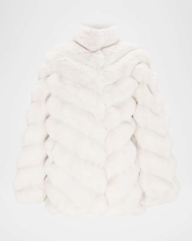 Chinchilla Faux Fur Jacket