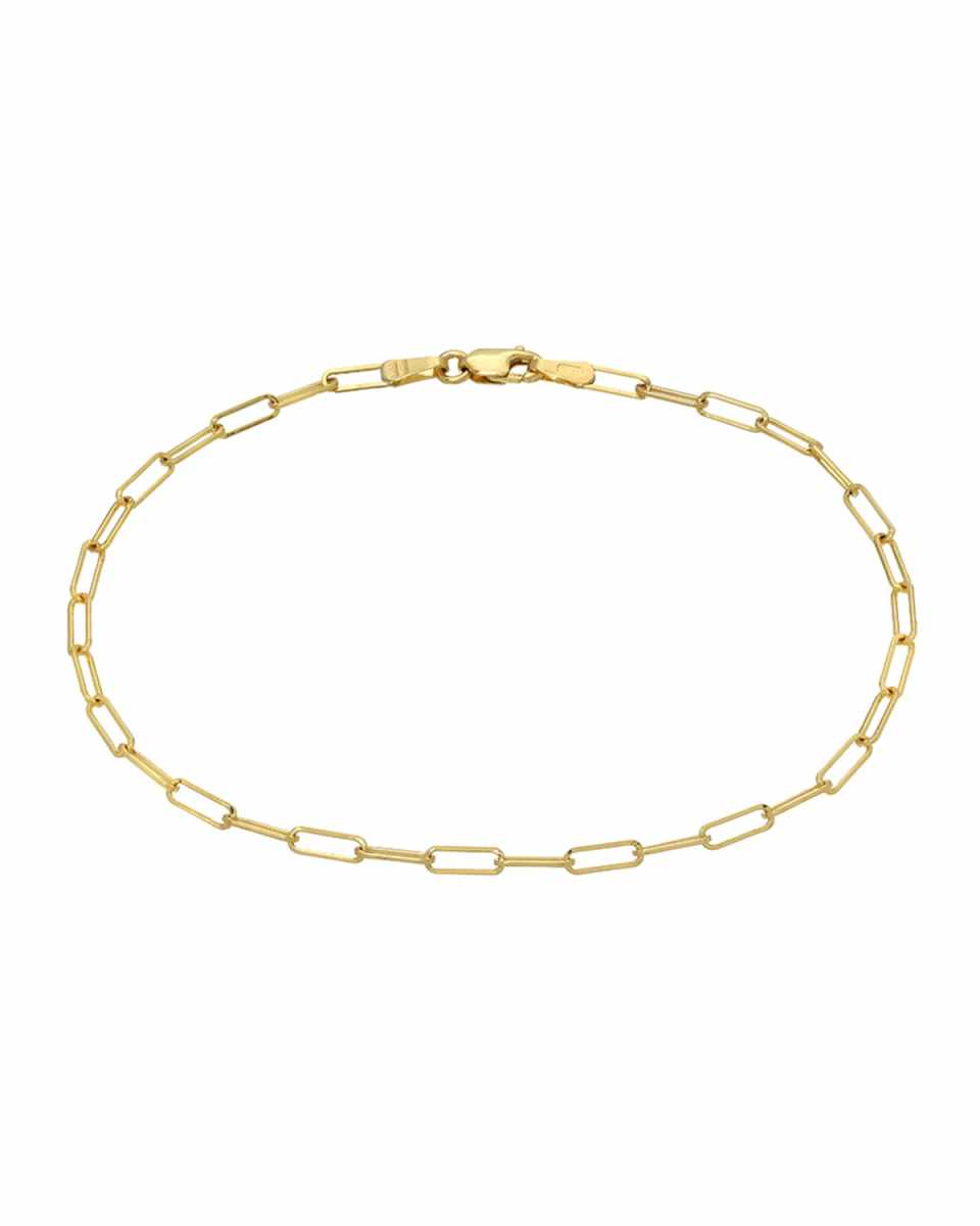 14k Gold Open Link Bracelet