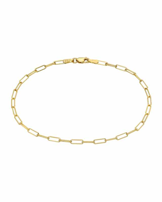 14k Gold Open Link Bracelet