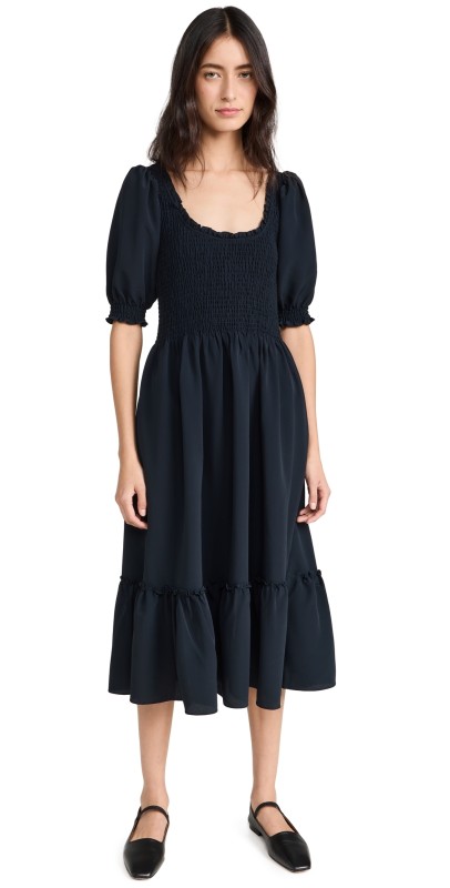 Hill House Home The Louisa Nap Dress Black