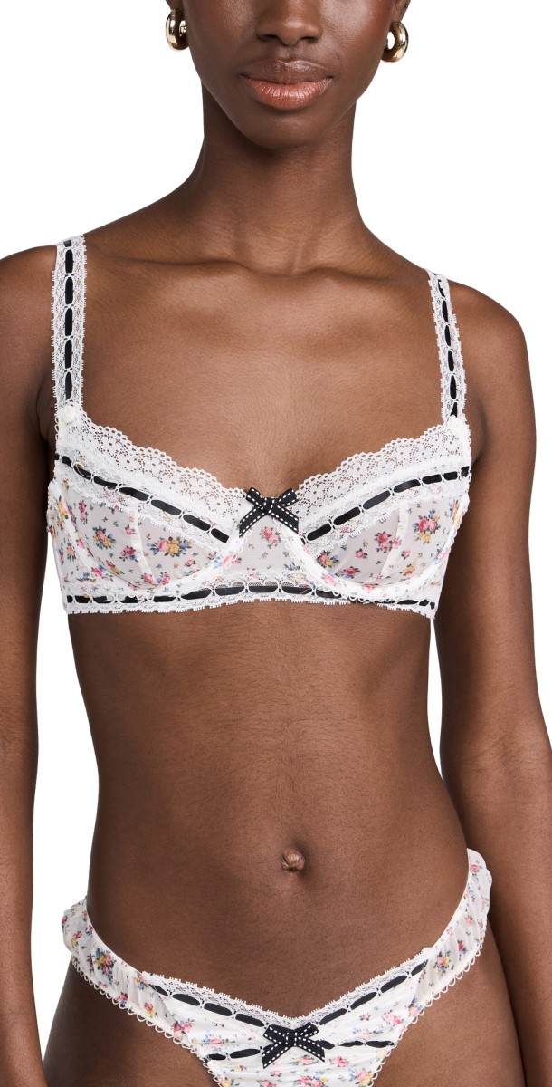For Love & Lemons Samantha Underwire Bra Multi