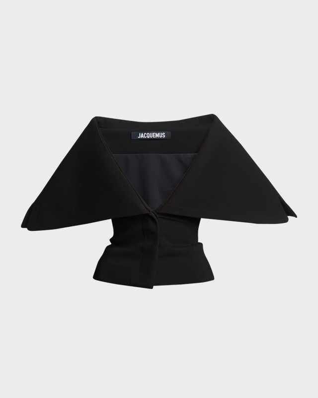 Giacca Structured Cape Jacket