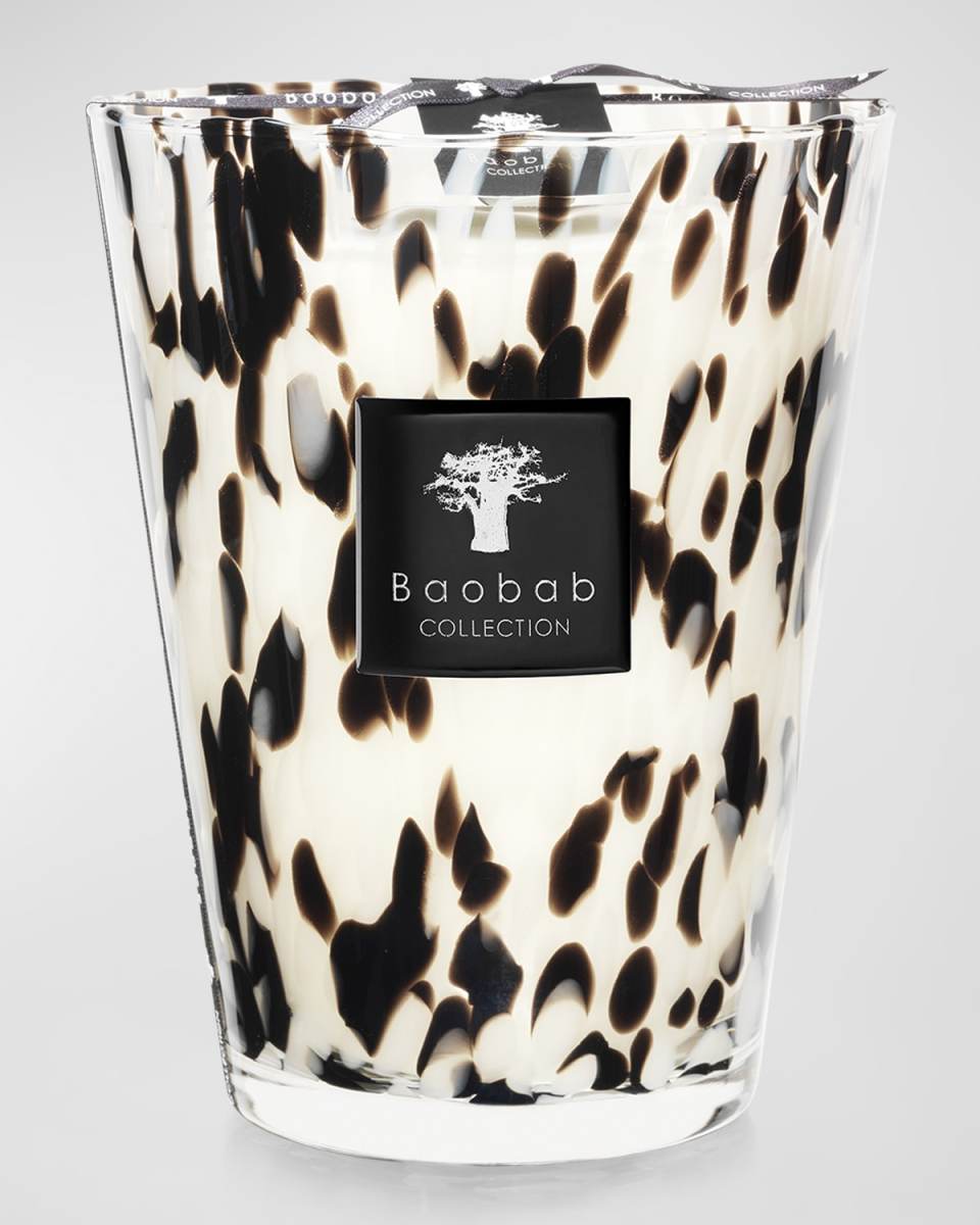 Black Pearls Scented Candle, 9.4"