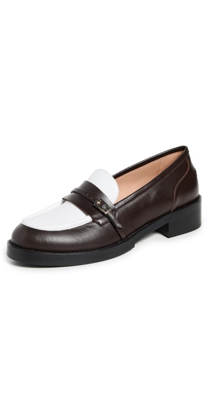 Malone Souliers Keiona Loafers Ebony/White