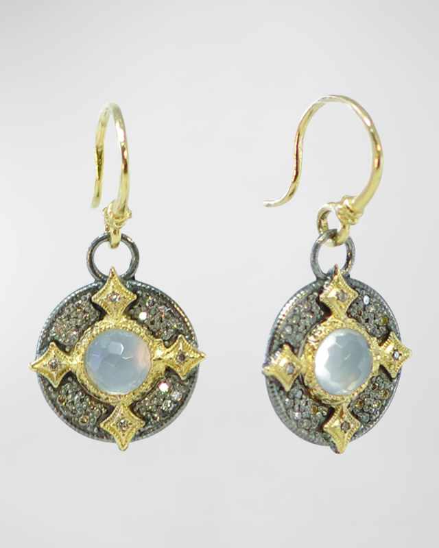Old World Chalcedony Drop Earrings