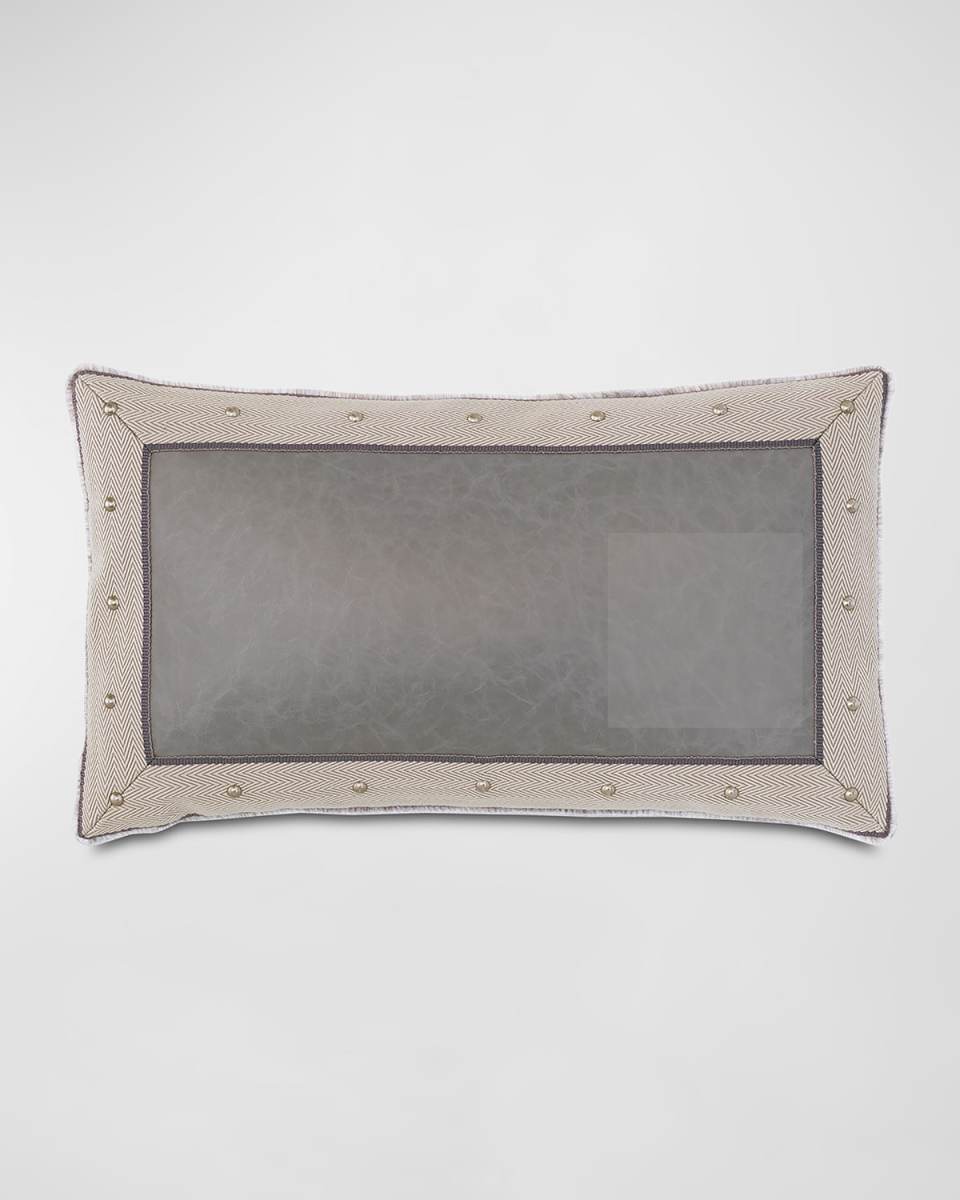 Safford Faux-Leather Decorative Pillow