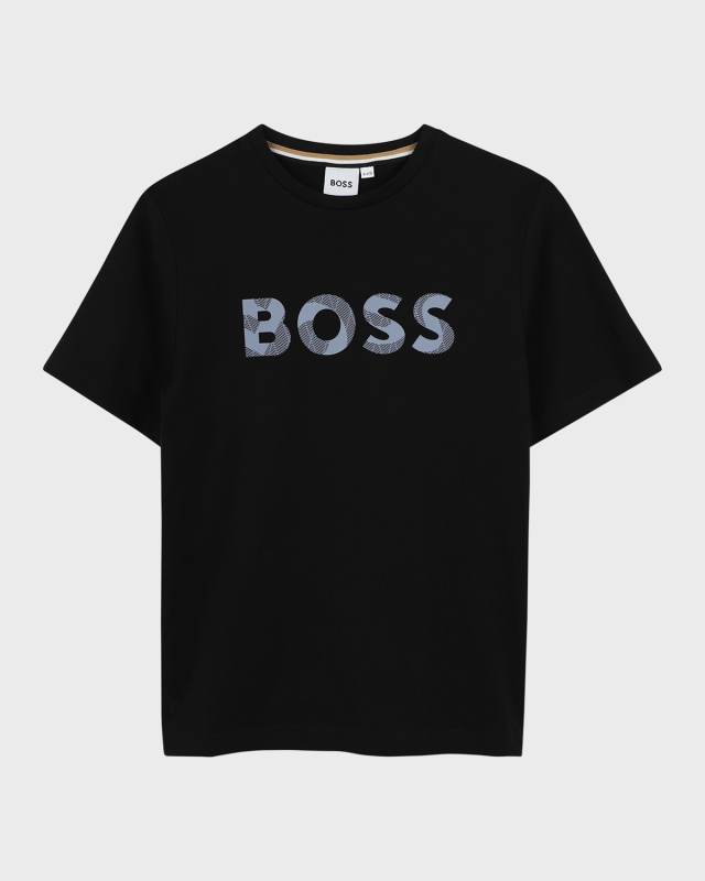 Boy's Classic Logo-Print T-Shirt, Size 14-