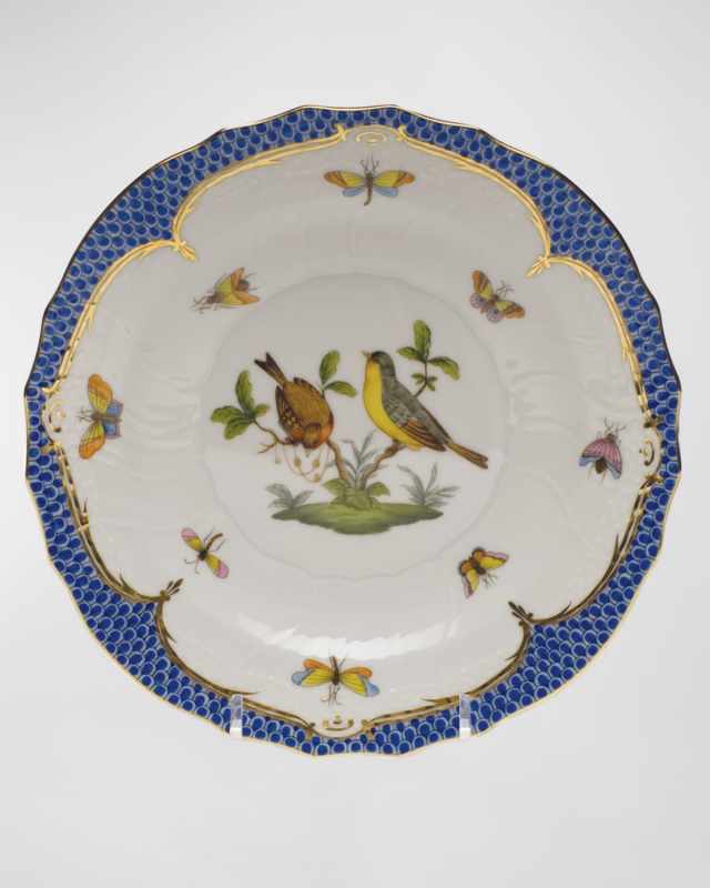 Rothschild Blue Motif 07 Salad Plate