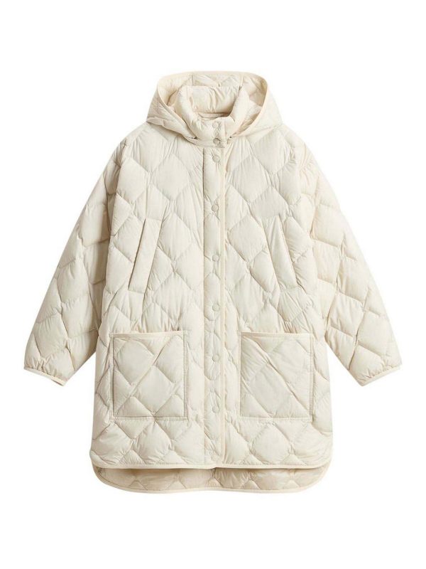 Woolrich Manteau Court - Beige