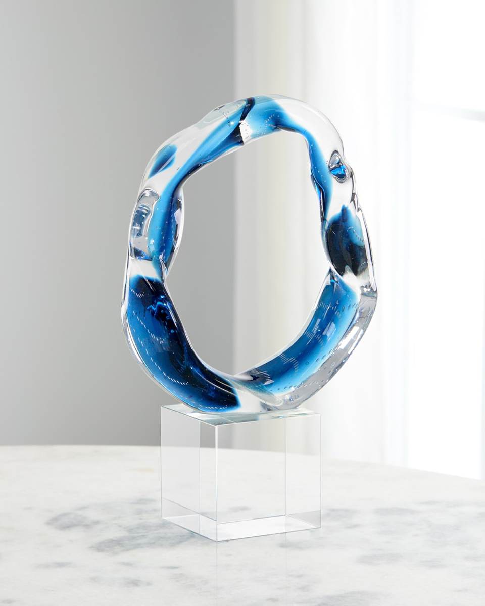 Hand-Blown Glass Sculpture I