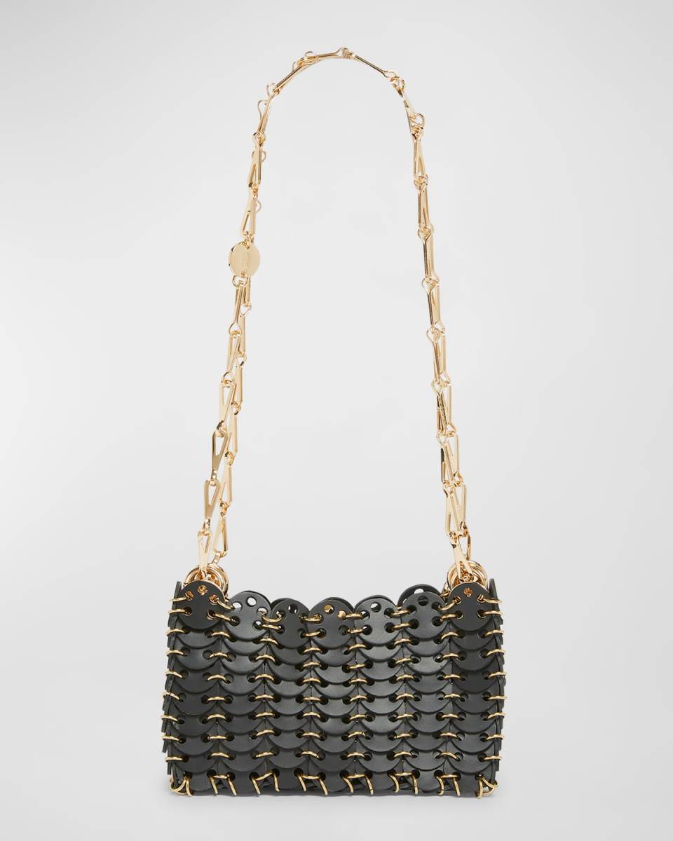 1969 Nano Disc-Link Leather Shoulder Bag