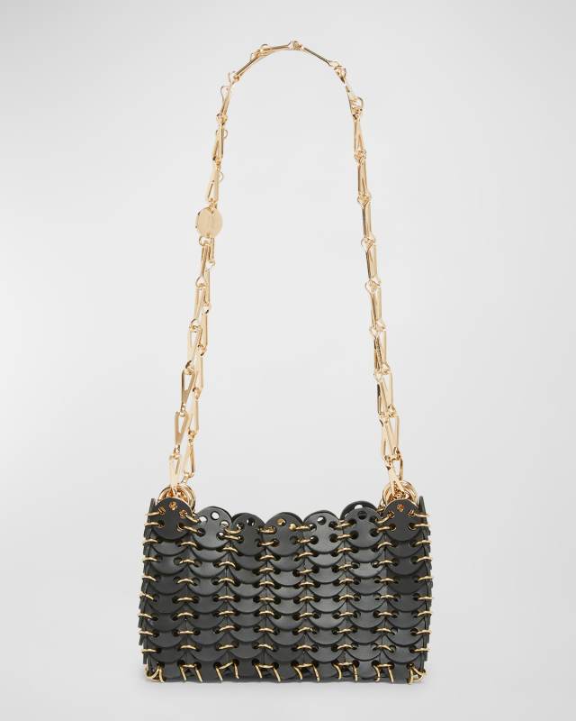 1969 Nano Disc-Link Leather Shoulder Bag