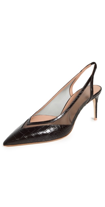 Malone Souliers Collins Pumps 70mm Ebony