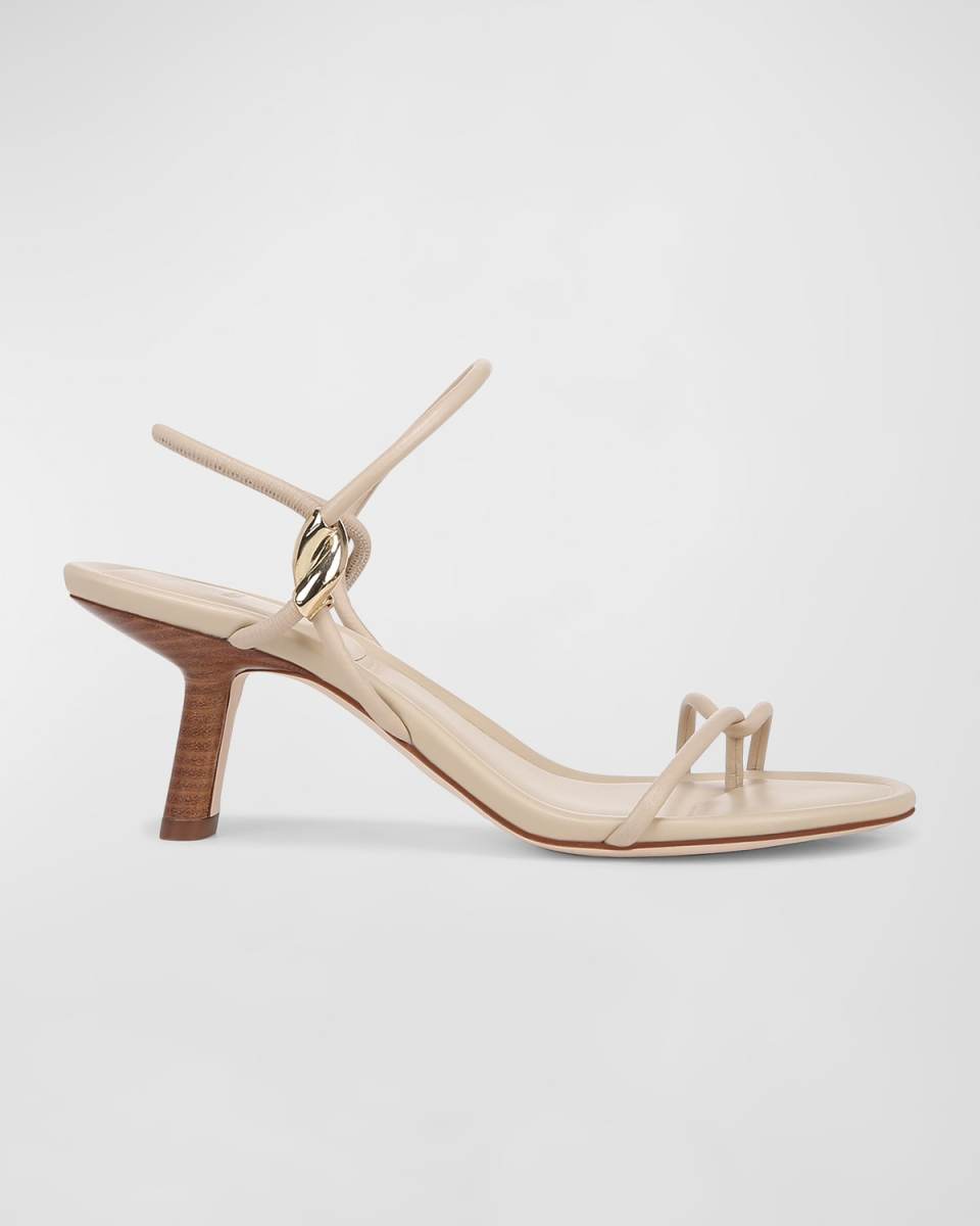 Jolie Leather Slingback Sandals