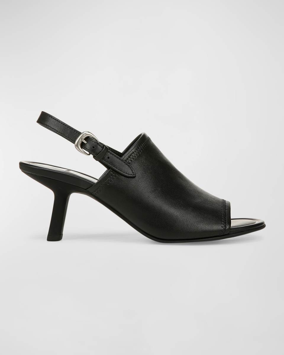Jana Leather Slingback Sandals