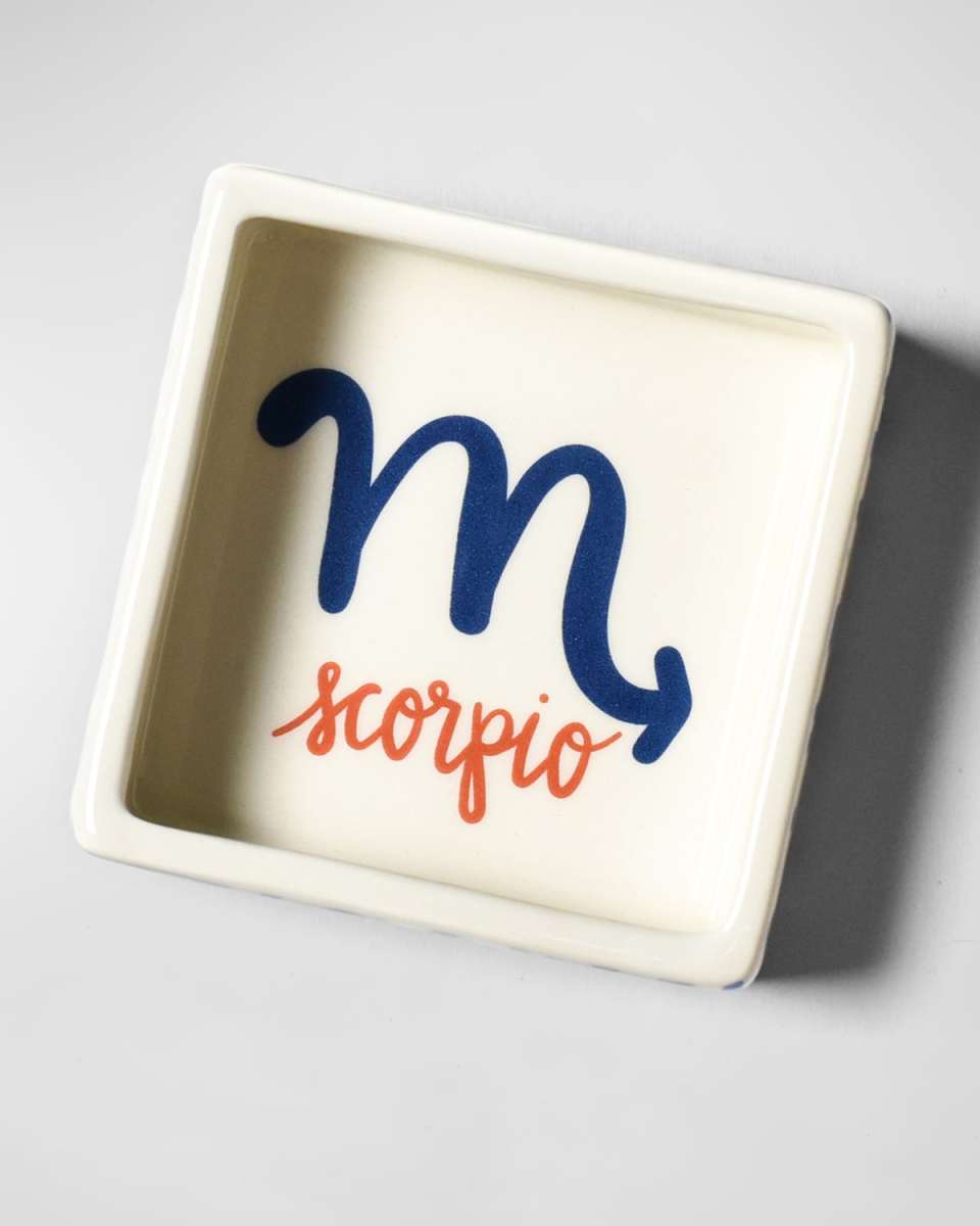 Zodiac Leo Square Trinket Bowl
