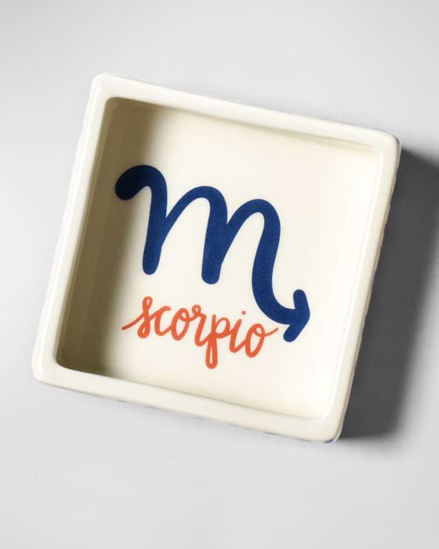 Zodiac Leo Square Trinket Bowl