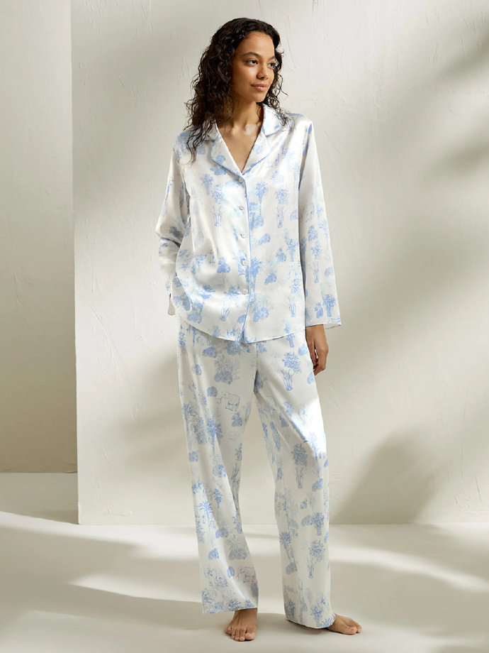LILYSILK La Terra Long Pajama Set