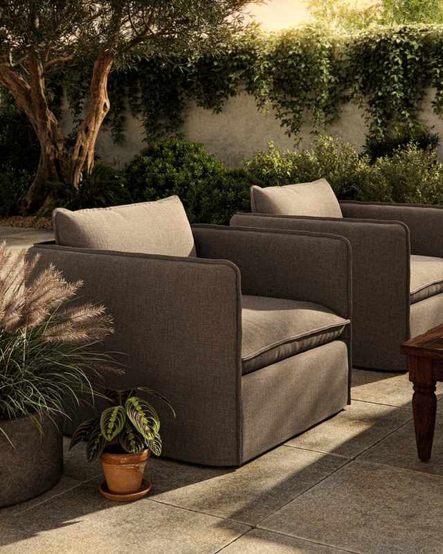 Andre Outdoor Swivel Chair