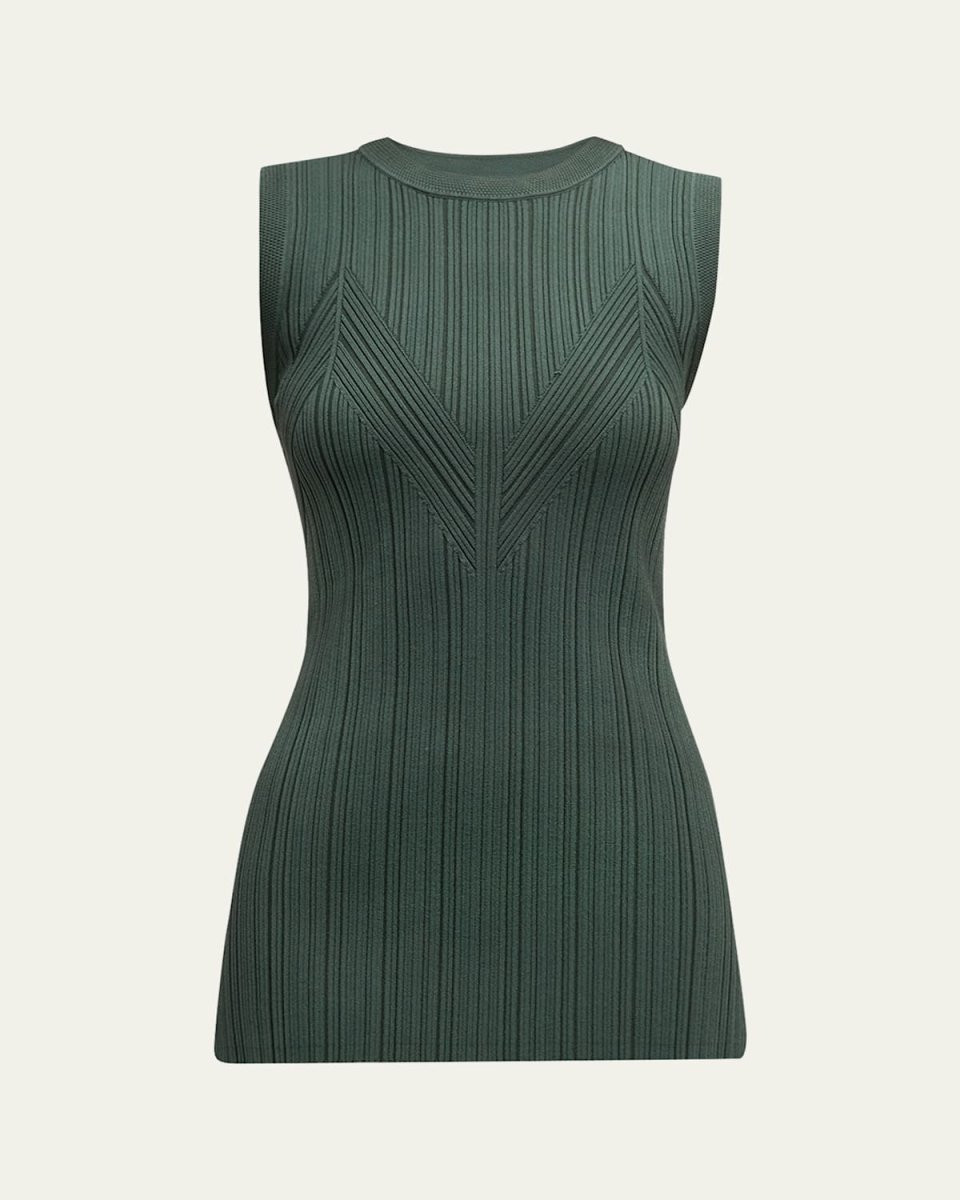 Semma Sleeveless Ribbed Sweater