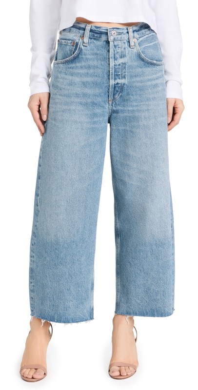 Citizens of Humanity Ayla Raw Hem Crop Jeans Sodapop