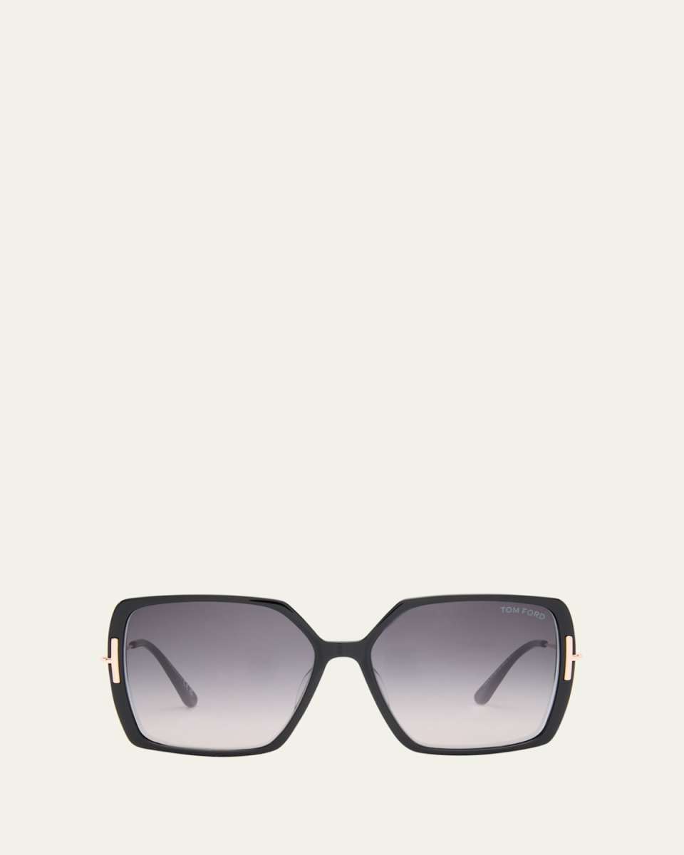 Joanna Mixed-Media Butterfly Sunglasses
