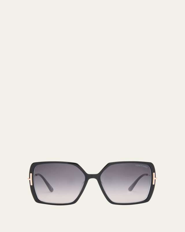 Joanna Mixed-Media Butterfly Sunglasses