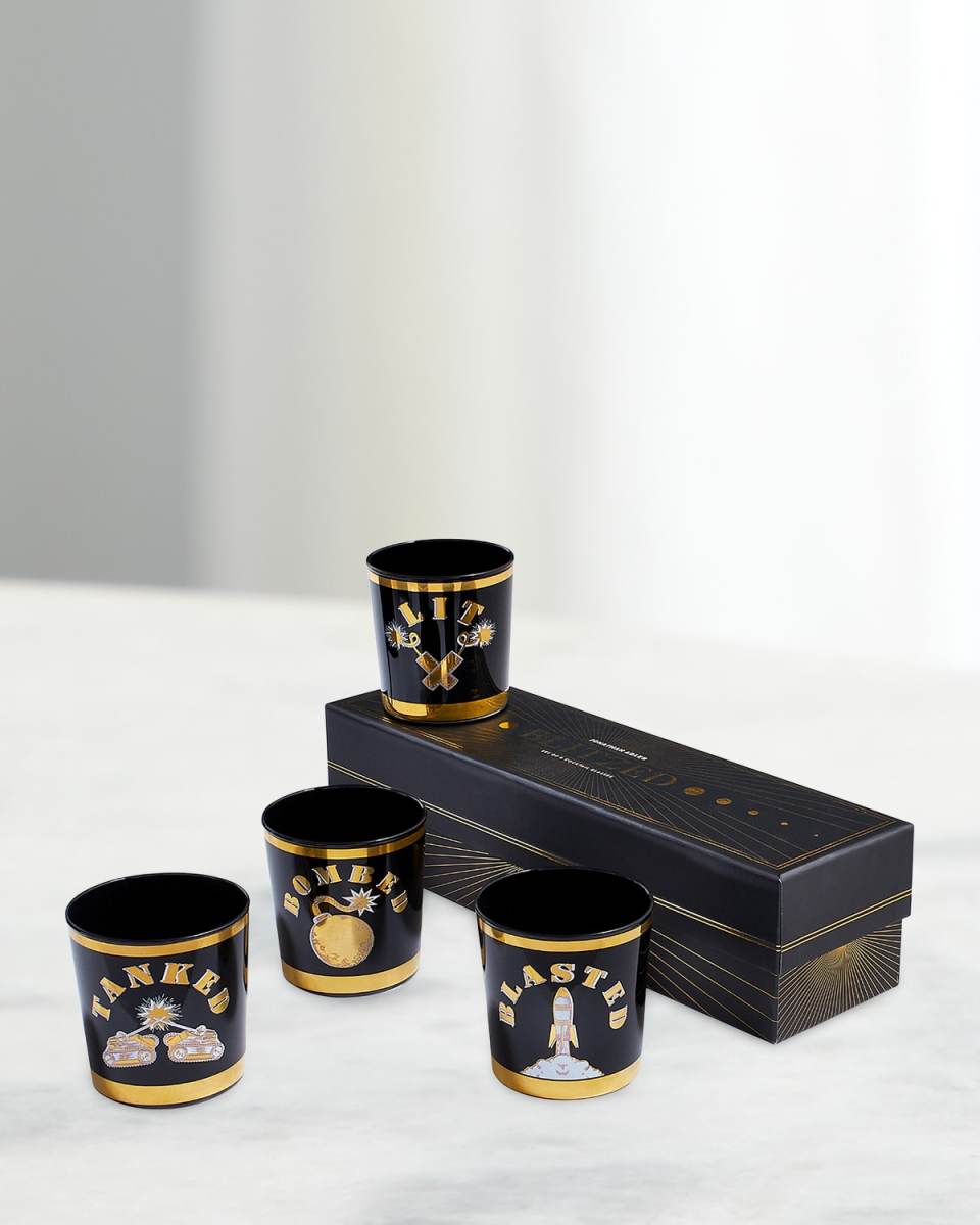 Molotov Cocktail Glasses, Set of 4
