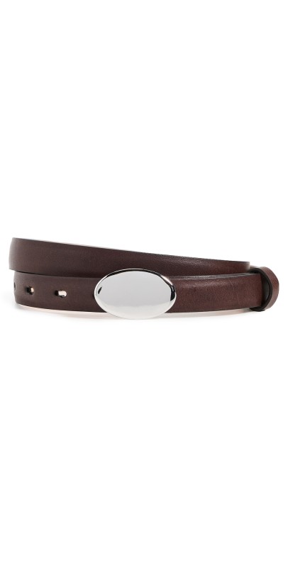 Jenni Kayne Leather Audrey Belt Black/Brass