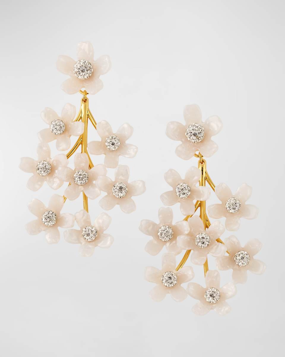 Garden Bouquet Chandelier Earrings