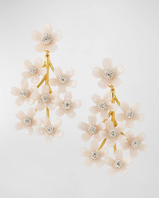 Garden Bouquet Chandelier Earrings