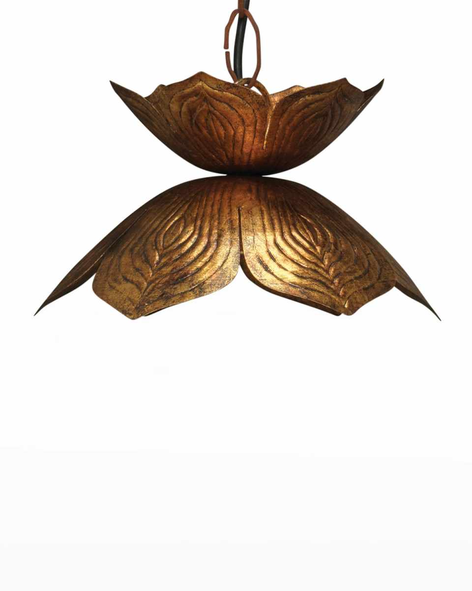 Small Flowering Lotus Pendant