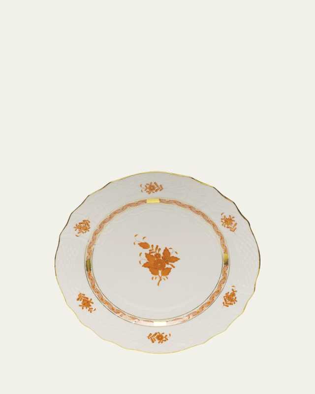 Chinese Bouquet Rust Service Plate