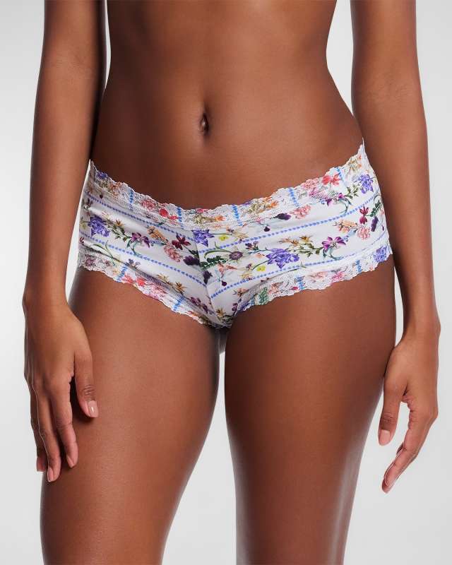 Floral-Print Supima Cotton Boyshorts