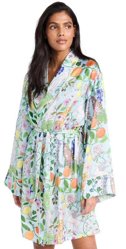 Karen Mabon Sculpture Garden Robe Blue