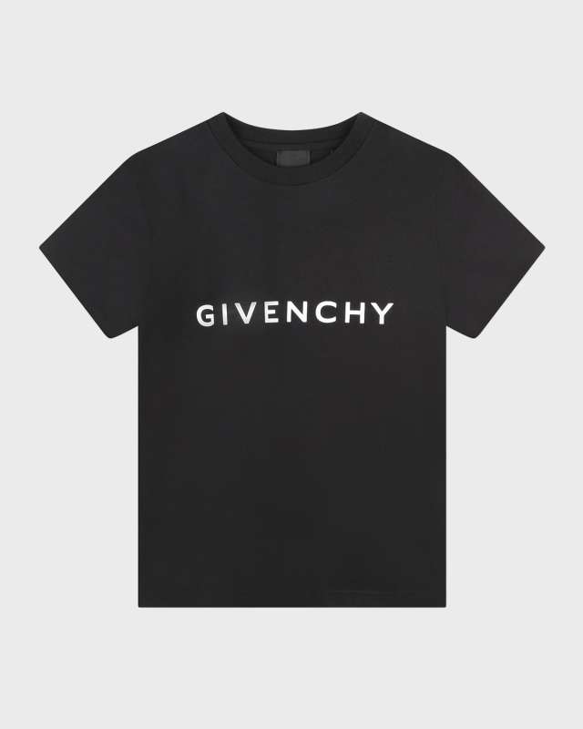 Boy's Classic Logo-Print T-Shirt, Size 6-12