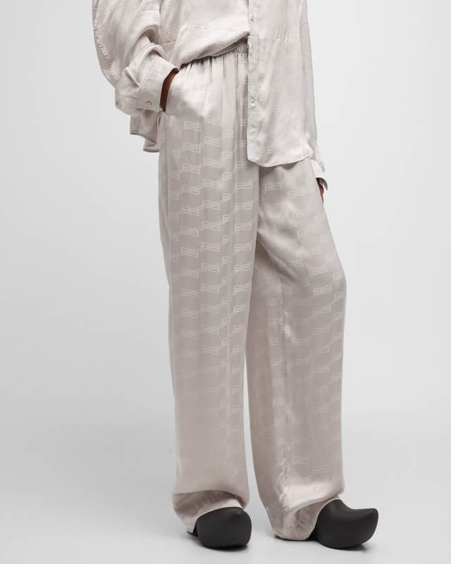 Logo Printed Pajama Pants