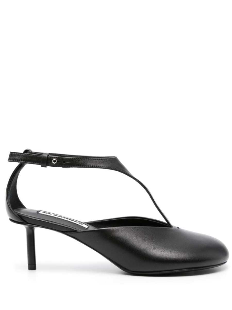 65mm leather pumps