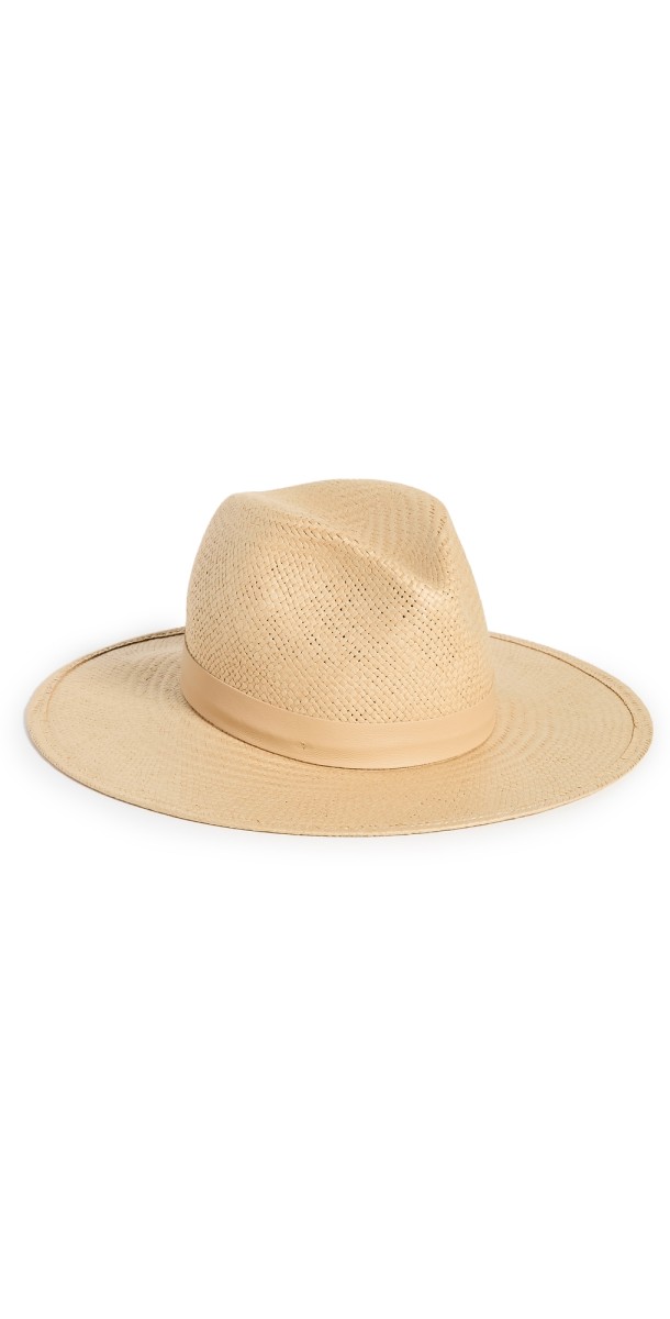 Janessa Leone Simone Straw Hat Sand