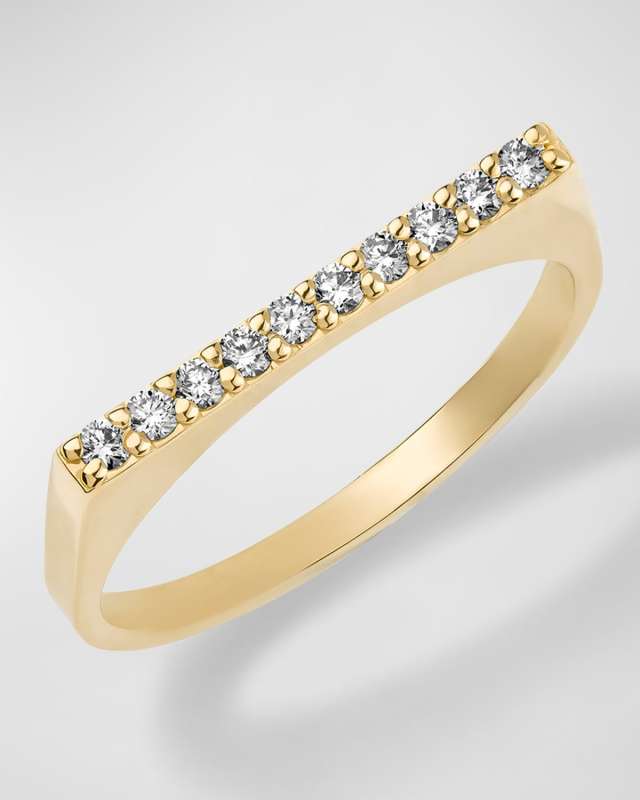 Flawless Geometric Single Band Ring