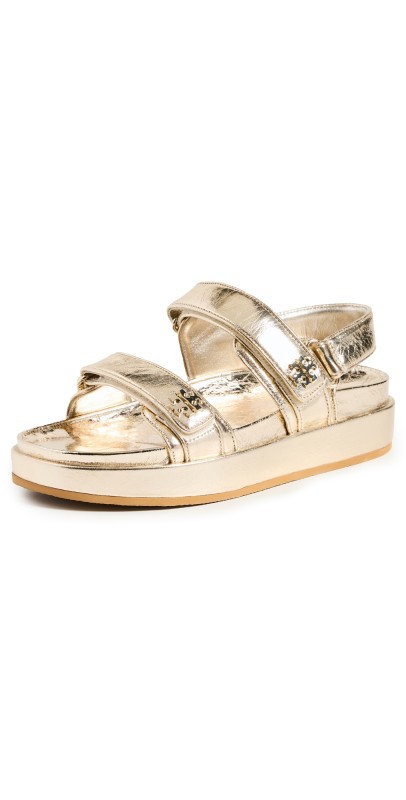 Tory Burch Kira Sport Sandals Spark Gold